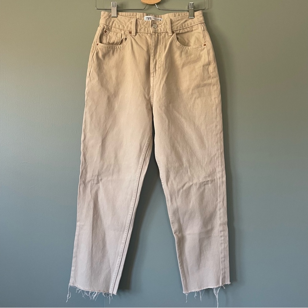Zara Tan Ankle Jeans
